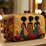 Vivian - Quilted Toiletry Bag - Friendship Hearts
