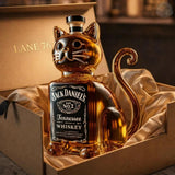 Cat-Themed Whiskey Carafe