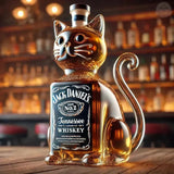 Cat-Themed Whiskey Carafe