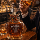 Owl-Themed Whiskey Carafe