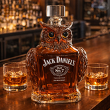 Owl-Themed Whiskey Carafe
