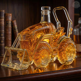 Tractor-Themed Whiskey Decanter