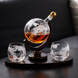 World Map Whiskey Carafe