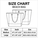 Handmade Beach Bag - Turtles and Shells Patchwork
