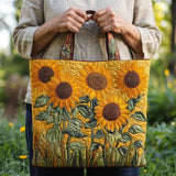 Sunflower Classic Quilted Bag
