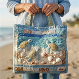 Handcrafted Quilted Bag - Sea Turtle Design