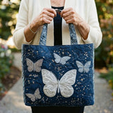 Handcrafted Silver Butterfly Bag