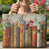 Enchanted Library Quilted Tote Bag