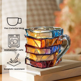 One-of-a-Kind 3D Happiness Mug for Book Enthusiasts